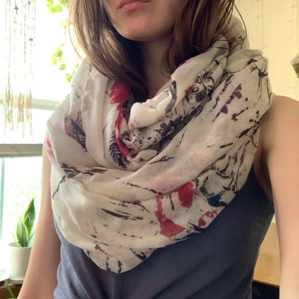 Owls & Skulls Infinity Scarf (Chi Omega)